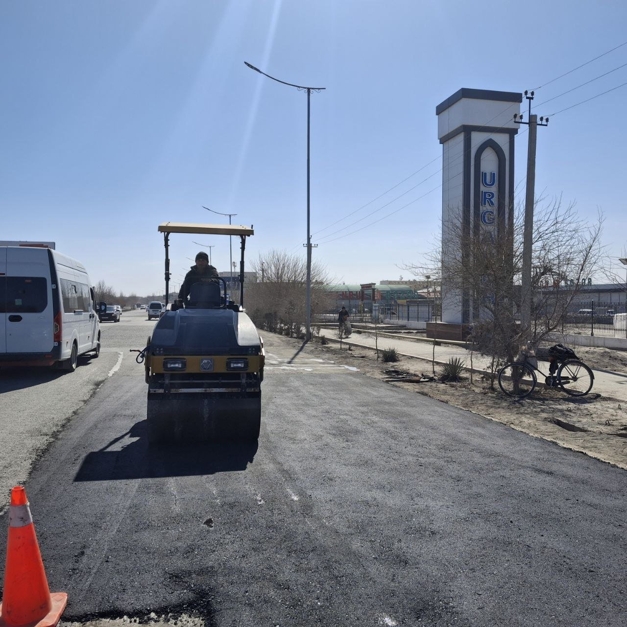 D217 yo‘lida ta’mirlash ishlari yakunlandi